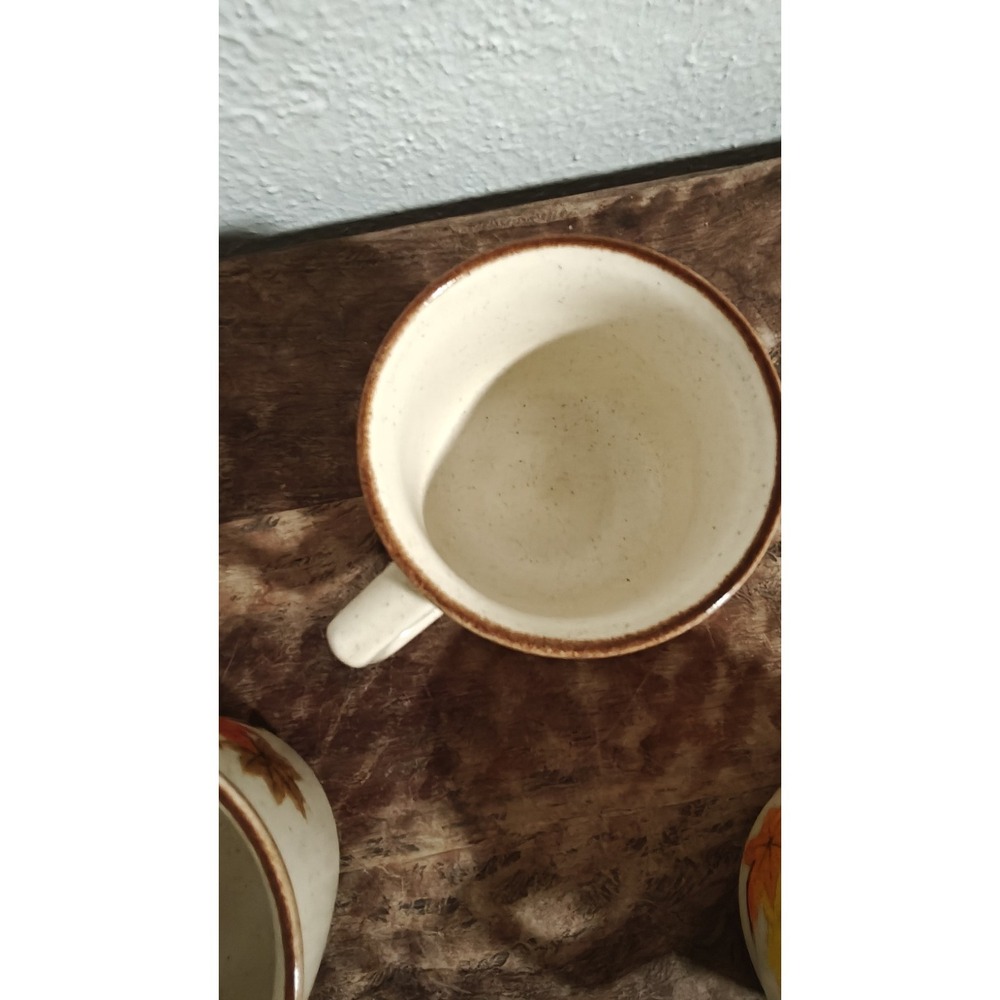 Vintage Mikasa  Set Of 4 Imperial Maple Leaf Mugs Made In‎ Japan - Picture 9 of 9